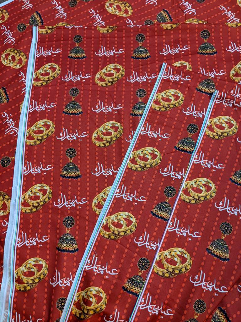 Eid Mubarak 3D (Bold Red) - Image 3