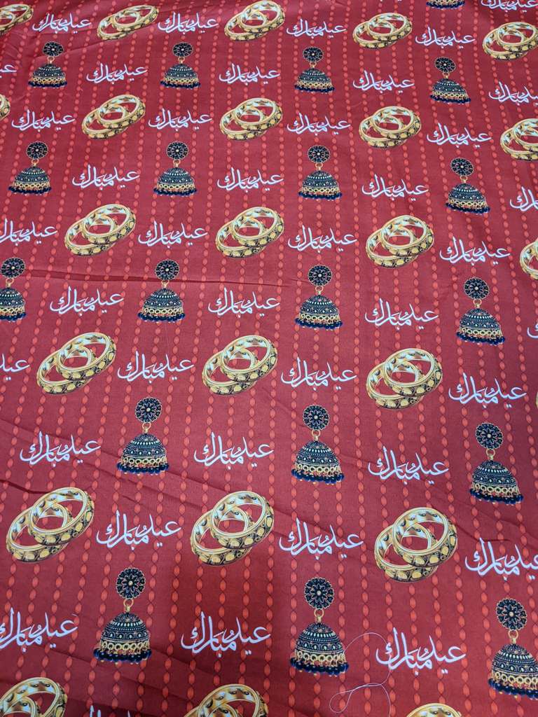 Eid Mubarak 3D (Bold Red) - Image 4