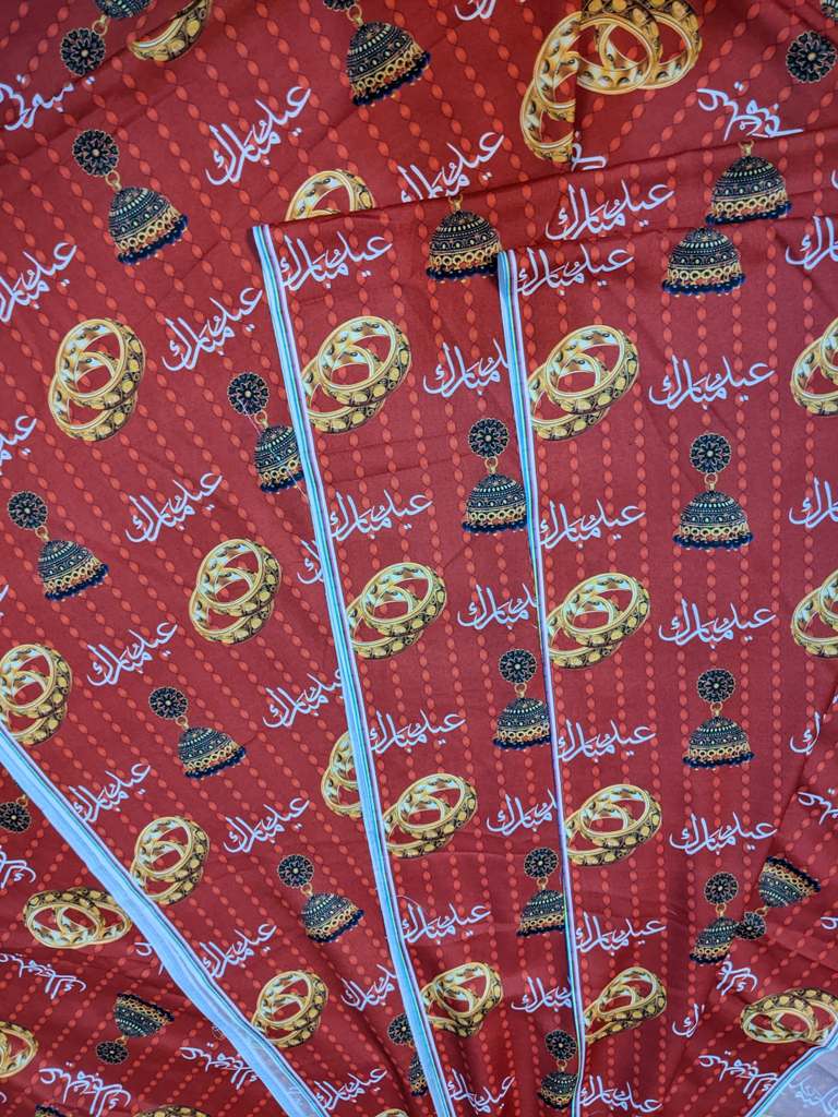 Eid Mubarak 3D (Bold Red) - Image 5